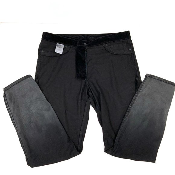 Hudson Nico Velvet Super Skinny Black Gray Ombre Jean Size 30 - Picture 14 of 16